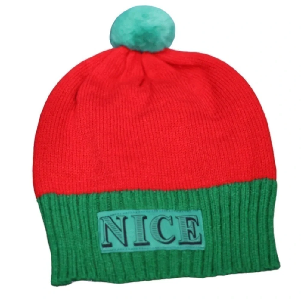 𝙁𝙍𝙀𝙀 🅽🅴🆆 NICE X-mas beanie Christmas unisex festive  holiday funny gift